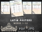 CC Cycle 3 Latin Posters Weeks 1-12