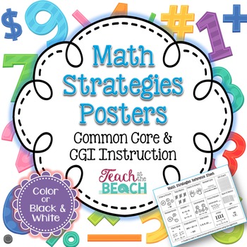 Preview of CC and CGI Math Strategies Posters