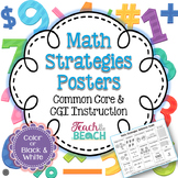 CC and CGI Math Strategies Posters