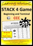 CCC Game - STACK 4 - Beginning & Terminal CCC - 50 Words w