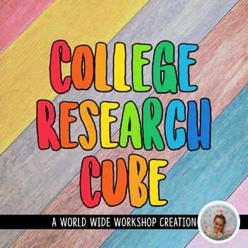 Preview of CCMR College Research Cube Activity
