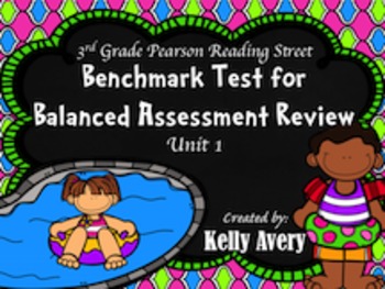 Preview of 3rd Grade Reading Street Unit 1 Balanced Assessment Review