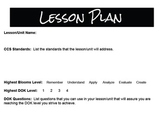 CCS Lesson Plan Template