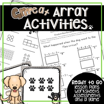 Preview of Repeated Addition Arrays Worksheets and Activities