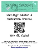 Engaging Addition and Subtraction Practice with iPads, QR 