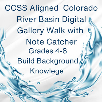 Preview of CCSS Aligned Colorado River Basin Digital Interactive Gallery Walk Grades 4-8