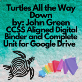 CCSS Aligned Digital Binder Complete Unit for Turtles All the Way Down 