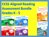 CCSS Aligned Reading Assessment Bank Bundle Grades K-5