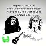 CCSS Aligned Research Project-Analyzing a Social Justice S