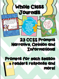 CCSS Aligned Whole Class Journals: Over 20 Covers!