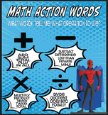 CCSS Anchor Charts - Math Action Words