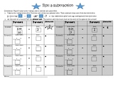 CCSS BILINGUAL MATH: ROLL A SUBTRACTION