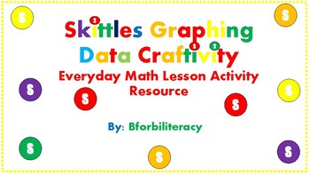Preview of CCSS BILINGUAL MATH: SKITTLES DATA CRAFTIVITY