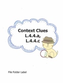 CCSS: Context Clues Quick Assessment