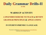 CCSS: Daily Grammar Drill & Warm-Up -- II 50-Day Power Point!