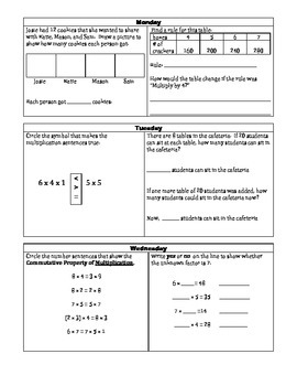 Preview of CCSS Daily Math Warm-Up/Test Prep