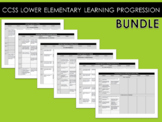 CCSS ELA Lower Elementary Learning Progressions Bundle