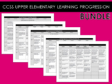 CCSS ELA Upper Elementary Learning Progressions Bundle