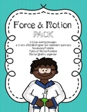 CCSS Force & Motion pack: 2 close reading passages, foldables, graphic organizer