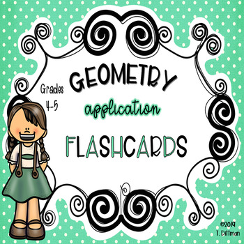 Preview of CCSS Grade 4 and 5 Geometry Flashcards