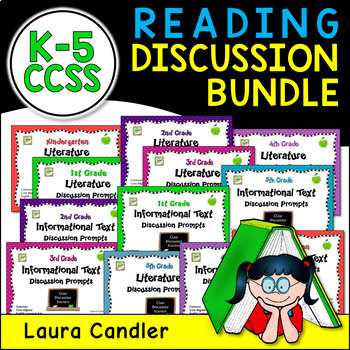 Preview of K-5 Reading Discussion Mega Bundle (Common Core)