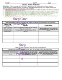 CCSS Literacy: Making Predictions Graphic Organizer - ANY 