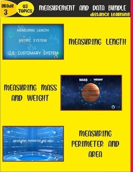 Preview of Grade 3 NGSS "Measurement and Data-Measurement"-Distance Learning | ISEE / SSAT