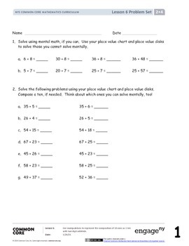 Preview of CCSS Math Module 4, Topic B