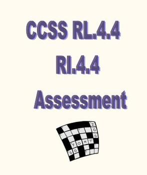 Preview of CCSS RL.4.4 / RI.4.4 Assessment