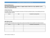 CCSS Reading Literature Grades 9-10 Curriculum Template