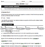 CCSS Skill Review: RL.8.1