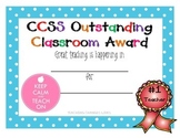 CCSS Teacher Award