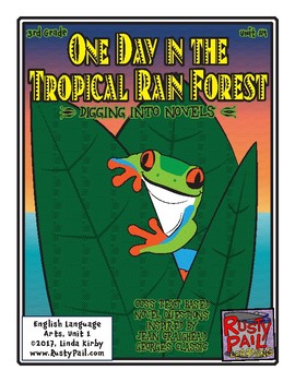 Preview of "One Day in the Tropical Rain Forest" Digging into Novels (3rd Grade)