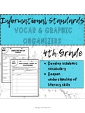 CCSS Vocabulary and Graphic Organizers - 4th Grade Information