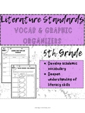 CCSS Vocabulary and Graphic Organizers - 5th Grade Literature