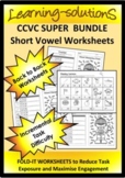 CCVC Back to Back WORKSHEETS and 5 CCVC POSTERS