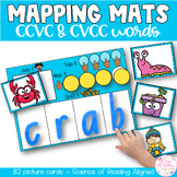 CCVC & CVCC Word Mapping Mats | Orthographic Mapping