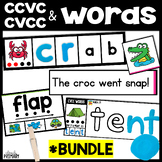 CCVC & CVCC Words Activities, Beginning & Ending Blends