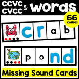 CCVC & CVCC Words, Beginning & Ending 2 letter Blends, Wor