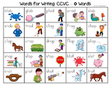 CCVC - O Word List - Writing Center
