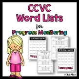 CCVC Word Lists - Progress Monitoring