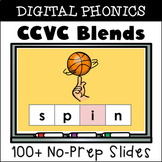 CCVC Words Beginning Blends Digital Structured Literacy Ph