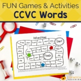 CCVC Words Worksheets and Activities | No Prep Phonics