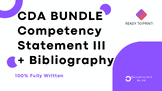CDA CS III + Bibliography BUNDLE : Professional Portfolio Guide