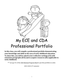 CDA (Child Development Associates) Professional Portfolio 
