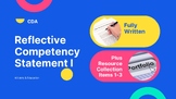 CDA FULLY WRITTEN Competency Statement I Plus Resource Col