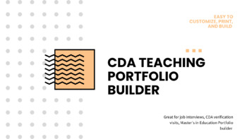 Preview of CDA Teaching Portfolio Builder Guide, Google Docs, Teacher Professionals, Early