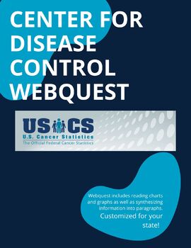 Preview of Centers for Disease Control - Cancer Webquest