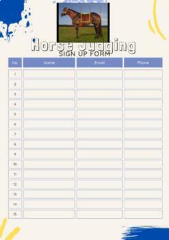 Preview of CDE & LDE Sign Up Sheets Canva Template