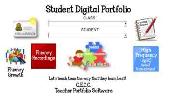 Preview of CECC Teacher Portfolio Software FREE for limited time